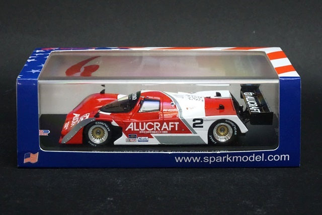 1:43 SPARK US172 Porsche 962C IMSA Sears Point 1989 #2 R.Herzog-M.Hytten