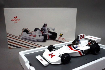 1:18 SPARK 18S406 Hesketh 308 Dutch GP 1975 Winner #24 J.Hunt