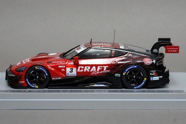 1:43 EBBRO 45827 Kraftsport MOTUL Z GT500 2022 Rd.6 SUGO Cooling Fan Nismo Festival Limited