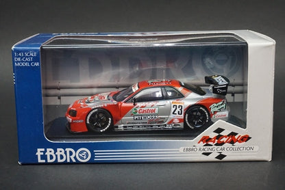 1:43 EBBRO 43378 Castrol Pitwork GT-R Malaysia JGTC 2002 #23 model car