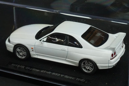 1:43 EBBRO 44186 Nissan Skyline GT-R R33 Vspec 1995 White