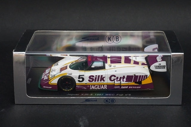 1:43 SPARK KBS057 Jaguar XJR-8 WEC Fuji 1987 #5 SILK CUT model car