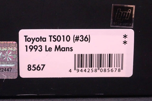 1:43 HPI 8567 Toyota TS010 Le Mans 1993 #36 DENSO