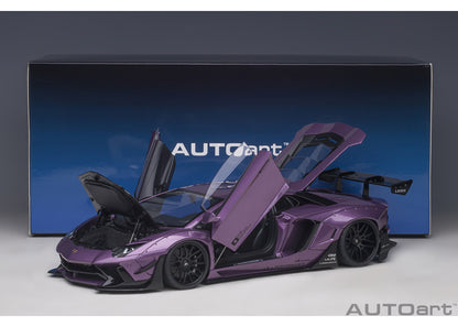 79242 AUTOart 1:18 Liberty Walk LB-WORKS Lamborghini Aventador Limited Edition Metallic Purple VIOLA SE30