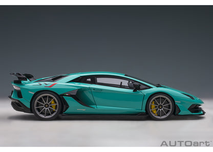 79176 AUTOart 1:18 Lamborghini Aventador SVJ (Turquoise Blue) model car