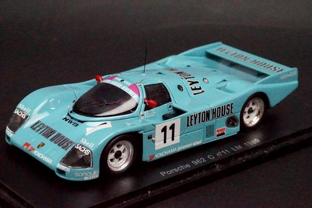 1:43 SPARK KBS008 Porsche 962C Le Mans 1989 #11 Leyton House model cars