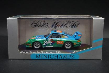 1:43 MINICHAMPS 430956524 Porsche 911 Porsche Super Cup Winner 1995 #24 J.P.Malcher