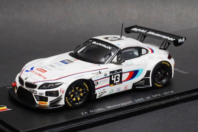 1:43 SPARK SB086 BMW Z4 ROAL Motorsport SPA 24h 2014 #43