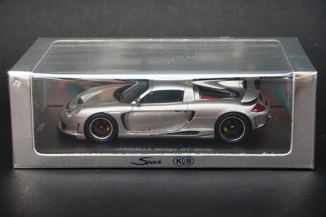 1:43 SPARK KBS032 GEMBALLA Mirage GT Silver model car