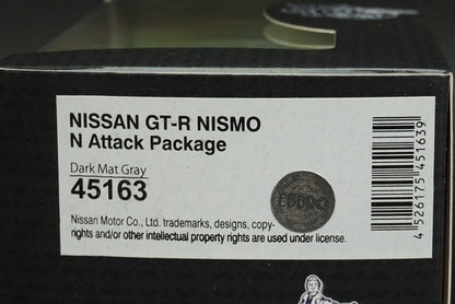 1:43 EBBRO 45163 Nissan GT-R NISMO N Attack Package Dark Matte Gray