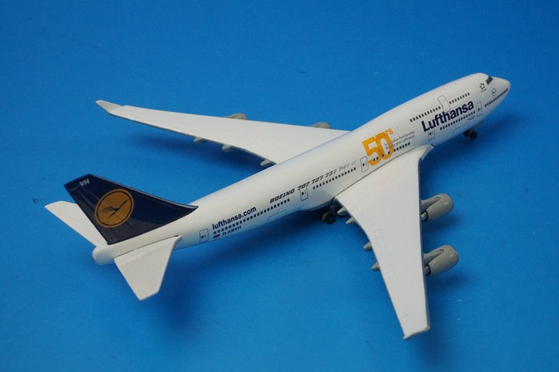 1:500 B747-400 Lufthansa 50th Dusseldorf D-ABVH 517683 Herpa