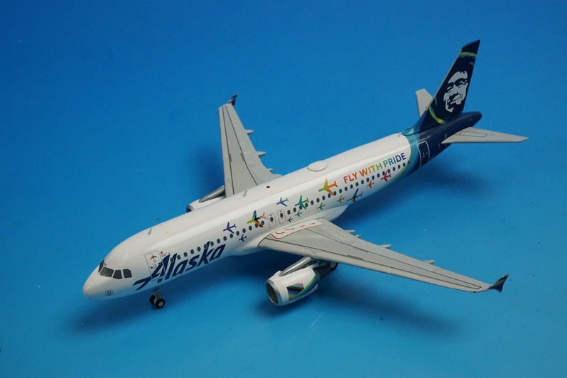 1:200 A320-214 Alaska airlines FLY WITH PRIDE N854VA G2ASA1047 Gemini