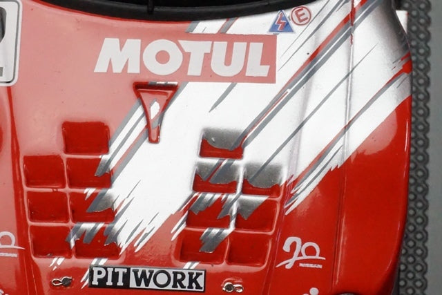 1:43 EBBRO P413 MOTUL Pitwork Skyline GT-R JGTC 2003 #22 Red/Silver model car