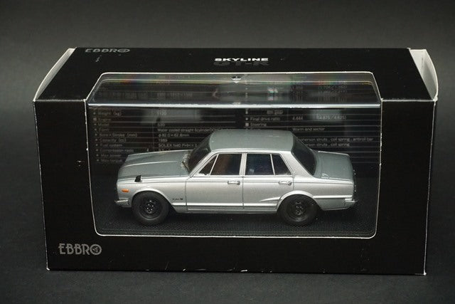 1:43 EBBRO 44022 Nissan Skyline GT-R PGC10 Silver