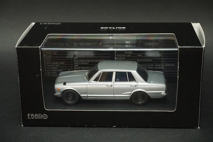 1:43 EBBRO 44022 Nissan Skyline GT-R PGC10 Silver