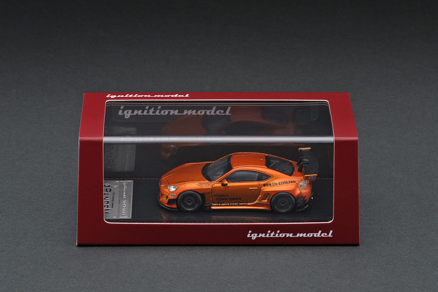 IG1752 ignition model 1:64 PANDEM Toyota 86 V3 Orange Metallic model car