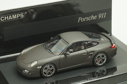 1:43 MINICHAMPS 436069000 Porsche 911 997 II 2010 Matt Gray Linea Opaca No.2