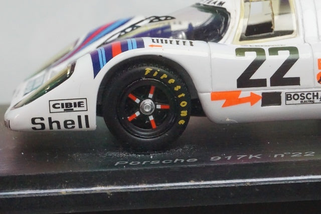 1:43 SPARK 43LM71 Porsche 917K Le Mans 24h 1971 #22 MARTINI