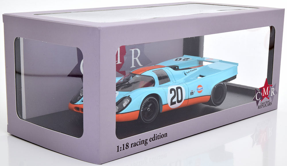 CMR127 CMR 1:18 Porsche 917K Gulf 24h Le Mans 1970 #20 Siffert / Redmann