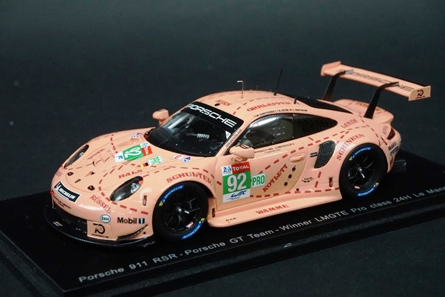 1:43 SPARK S7033 Porsche 911 RSR #92 Winner LMGTE Pro class 24h Le Mans 2018