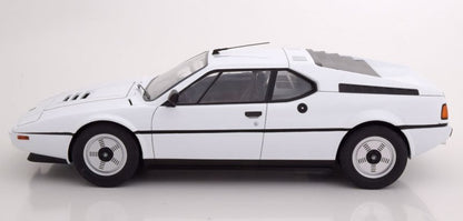 KKDC120012 KK scale 1:12 BMW M1 1978 White model car