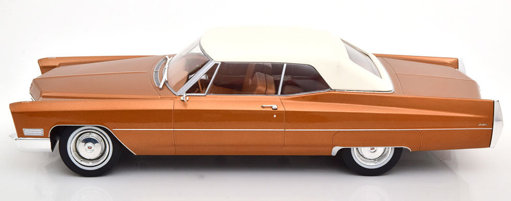 KKDC180317 KK scale 1:18 Cadillac DeVille with Softtop 1967 Gold Brown Metallic