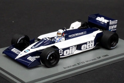 1:43 SPARK S4350 Brabham BT55 Monaco GP E. de Angelis 1986 #8