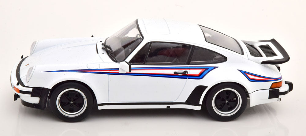 KKDC180572 KK scale 1:18 Porsche 911 930 3.0 Turbo 1976 White MARTINI