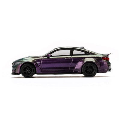 MC97-PG MINI-GT LBWK Limited 1:64 BMW LB WORKS M4 Purple Green Metallic