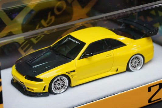 70040 404 Error 1:64 Nissan Skyline GTR R33 Yellow