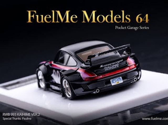 FM64002-RWB993-15B Fuelme Models 1:64 Porsche RWB 993 Kaihime Ver.2 Whale Wing