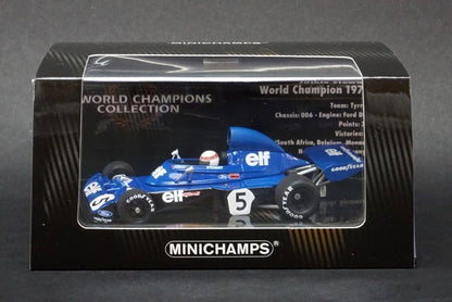 1:43 MINICHAMPS 436730005 Tyrrell Ford 006 J.Stewart German GP Winner 1973 #5 World Champion