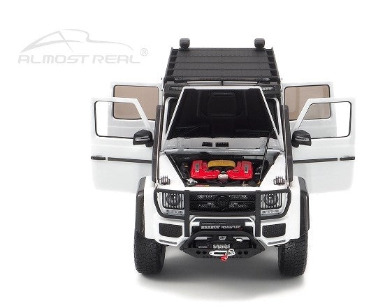 AL860305 Almost Real 1:18 Mercedes Benz Brabus 550 Adventure G-Class 2017 White