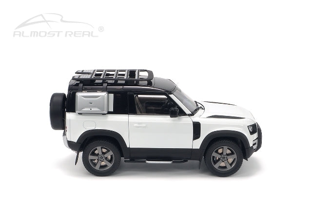 AL810707 Almost Real 1:18 Land Rover Defender 90 2020 Fuji White model car