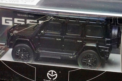 TM Time Micro 1:64 Mercedes Benz Brabus G550 Black with accessories White Base