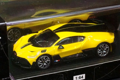 TM Time Micro x Bburago 1:64 Bugatti DIVO Yellow model car