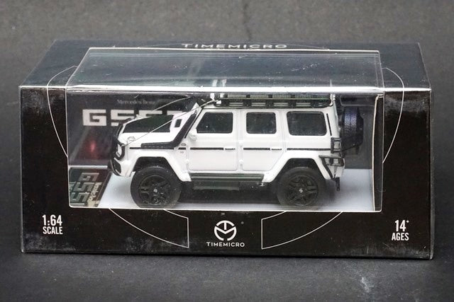 TM Time Micro 1:64 Mercedes Benz BRABUS G550 White with Accessories model car