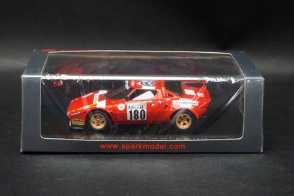 1:43 SPARK S9081 Lancia Stratos Tour de France Winner 1975 #180 model car