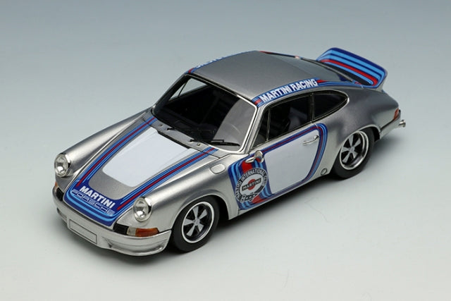 VM009R MakeUp VISION 1:43 Porsche 911 Carrera RS 2.7 1973 Silver/MARTINI