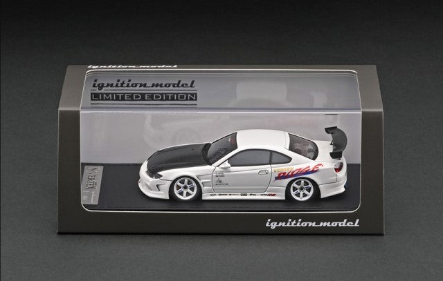 IG2134 ignition model 1:43 VERTEX S15 Silvia White With Engine SR20DET