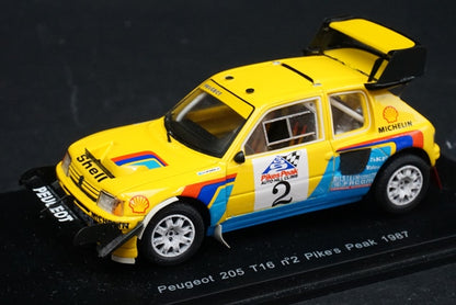 1:43 SPARK S1265 Peugeot 205 T16 Pike's Peak A.Vatanen 1987 #2 model car