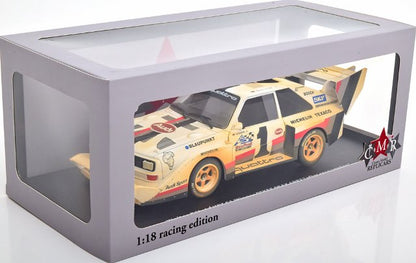 CMR190 CMR 1:18 Audi Sport Quattro S1 Winner Pikes Peak 1987 Dirt Look Version Roehrl