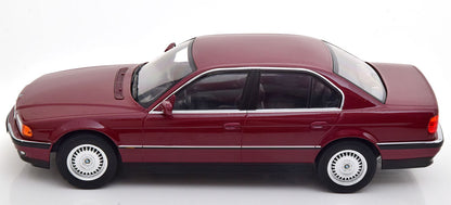 KKDC180364 KK scale 1:18 BMW 740i E38 1.series 1994 Dark Red Metallic