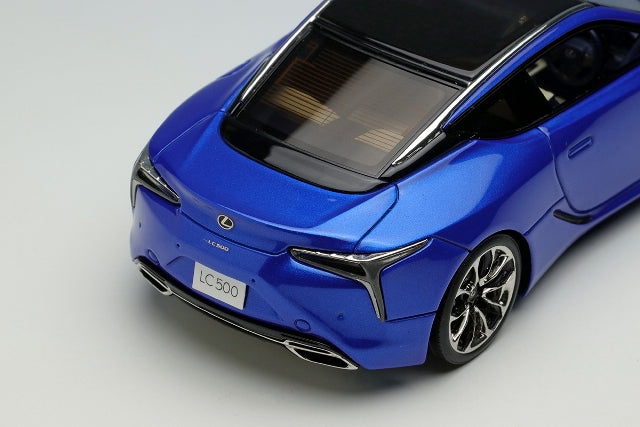 EM560A MakeUp EIDOLON 1:43 Lexus LC500 "Structural Blue" 2018 Blue Moment Interior