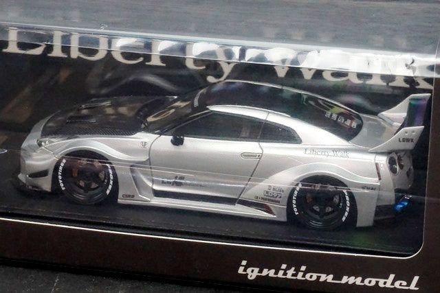 MC-IG2545 ignition model LBWK 1:43 LB-Silhouette WORKS GT 35GT-RR Silver