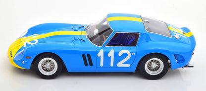 KKDC180733 KK scale 1:18 Ferrari 250 GTO 1964 No.112 Targa Florio Light Blue/Yellow