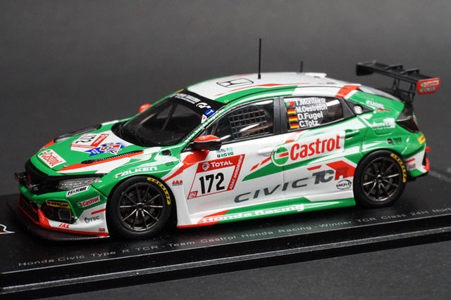 1:43 SPARK SG537 Honda Civic TypeR TCR-Team Castrol Honda Racing-Winner TCR Class 24h Nurburgring 2019 #172