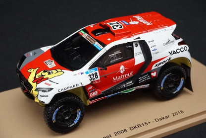 1:43 SPARK S4879 Peugeot 2008 DKR #328 Rally Dakar 2016 model car