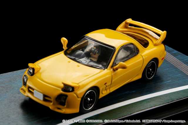 HJ643007AD Hobby JAPAN 1:64 RX-7 FD3S Project D Keisuke Takahashi Diorama Set