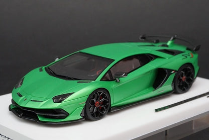 1:43 MakeUp EIDOLON EM438A Lamborghini Aventador SVJ 2018 Leirion wheel Green